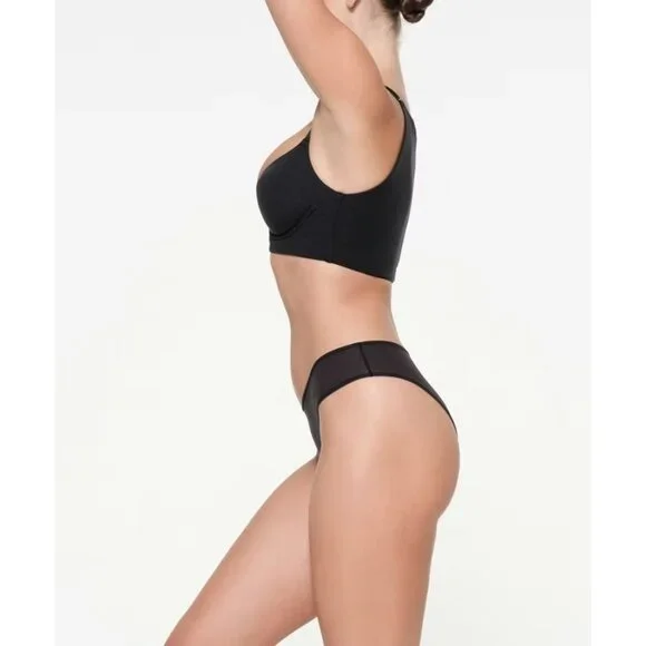 SKIMS Fits Everybody Full Coverage Back Smoother Bra Onyx Size 32DDDD NWT - Picture 2 of 6